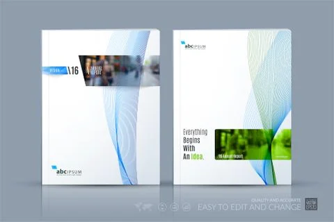 Business vector template. Brochure layout, cover modern design a Stock Illustration