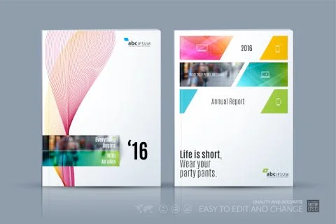 Business vector template. Brochure layout, cover modern design a Stock Illustration