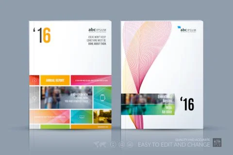 Business vector template. Brochure layout, cover modern design a Stock Illustration