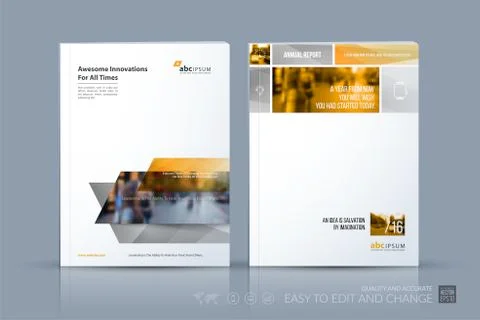 Business vector template. Brochure layout, cover modern design a Stock Illustration
