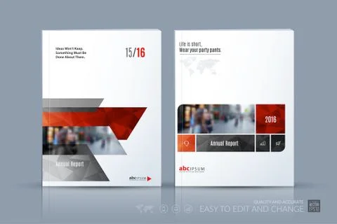 Business vector template. Brochure layout, cover modern design a Stock Illustration