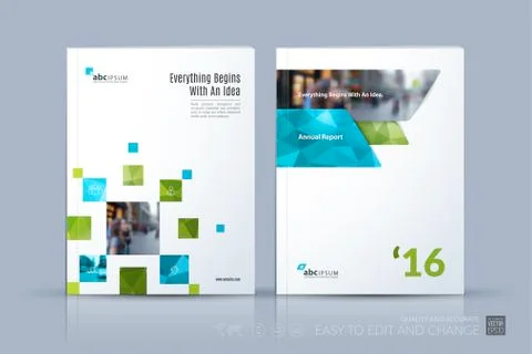 Business vector template. Brochure layout, cover modern design a Stock Illustration