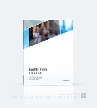 Business vector template. Brochure layout, cover modern design a Stock Illustration