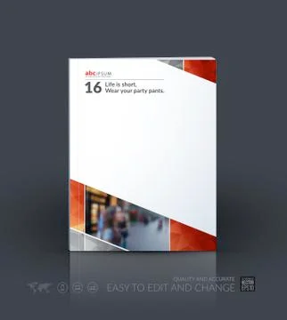 Business vector template. Brochure layout, cover modern design a Stock Illustration