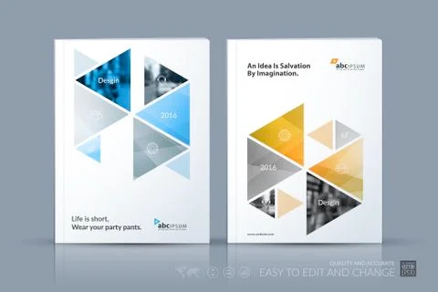 Business vector template. Brochure layout, cover modern design a Stock Illustration