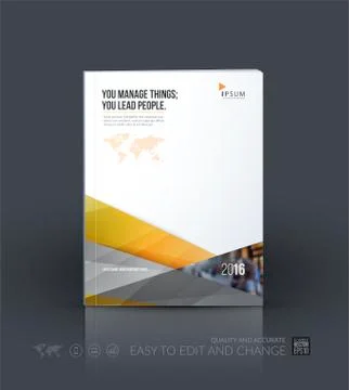 Business vector template. Brochure layout, cover modern design a Stock Illustration