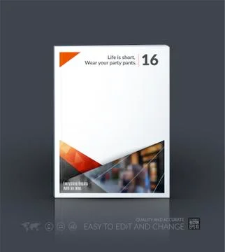 Business vector template. Brochure layout, cover modern design a Stock Illustration