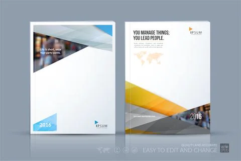Business vector template. Brochure layout, cover modern design a Stock Illustration