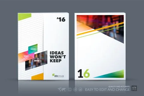 Business vector template. Brochure layout, cover modern design a Stock Illustration