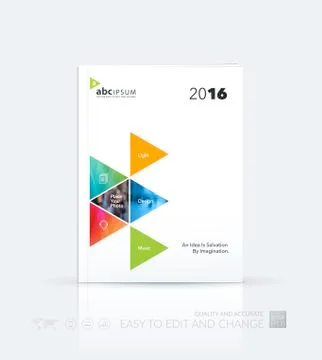 Business vector template. Brochure layout, cover modern design a Illustrazione stock
