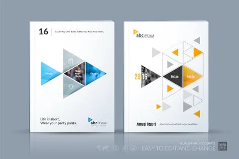 Business vector template. Brochure layout, cover modern design a Stock Illustration