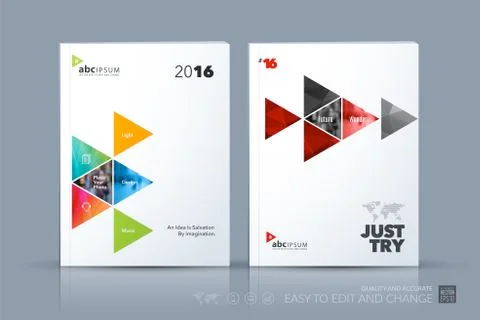 Business vector template. Brochure layout, cover modern design a Stock Illustration