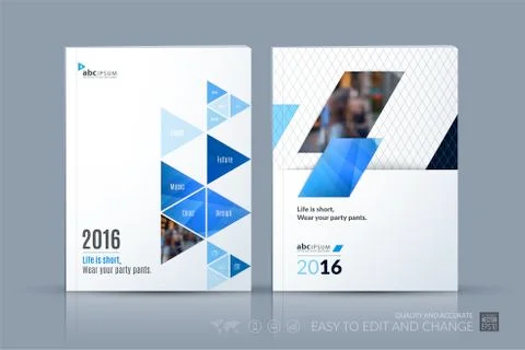 Business vector template. Brochure layout, cover modern design a Stock Illustration