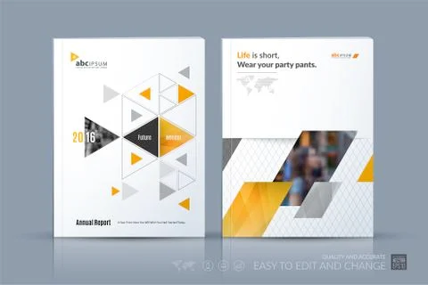 Business vector template. Brochure layout, cover modern design a Illustrazione stock