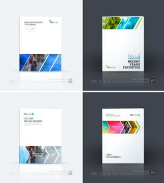 Business vector template. Brochure layout, cover modern design a Illustrazione stock