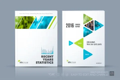 Business vector template. Brochure layout, cover modern design a Stock Illustration