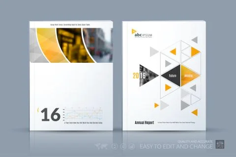 Business vector template. Brochure layout, cover modern design a Stock-Illustration