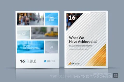 Business vector template. Brochure layout, cover modern design a Stock Illustration