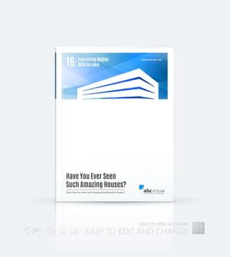 Business vector template. Brochure layout, cover modern design a Stock Illustration