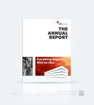 Business vector template. Brochure layout, cover modern design a Stock-Illustration