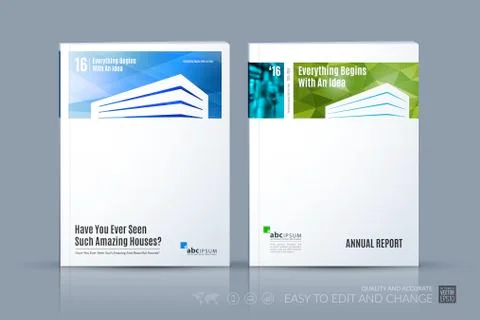 Business vector template. Brochure layout, cover modern design a Stock Illustration