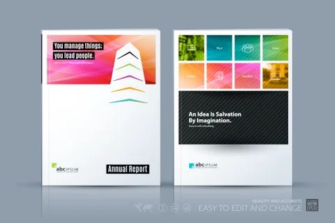 Business vector template. Brochure layout, cover modern design a Stock-Illustration