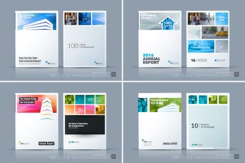 Business vector template. Brochure layout, cover modern design a Stock Illustration