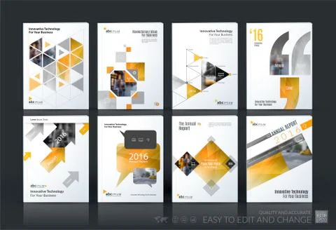 Business vector template mega set. Brochure layout, cover modern Stock Illustration