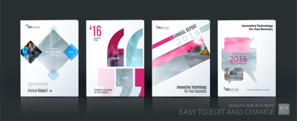 Business vector template mega set. Brochure layout, cover modern Stock Illustration