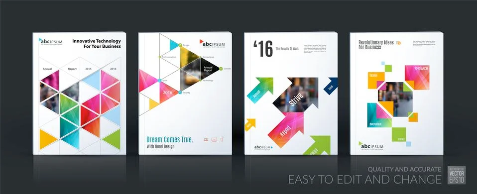Business vector template mega set. Brochure layout, cover modern Stock Illustration