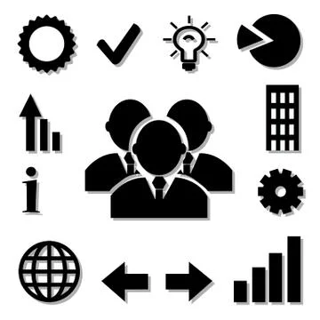 Business Vectors Set Stock-Illustration