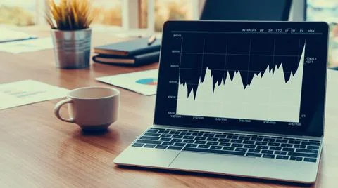 Business visual data analyzing technology by creative computer software 写真素材