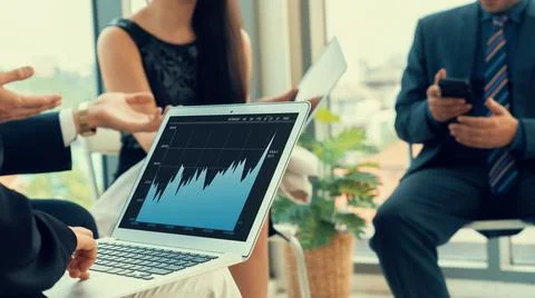 Business visual data analyzing technology by creative computer software 写真素材