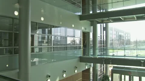 Business Walkway Stock Footage 22774498