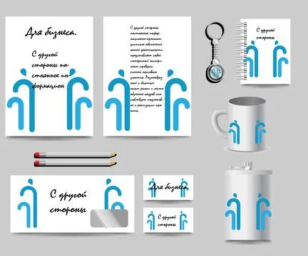 For business with a water pattern on a gray background Stock Illustration