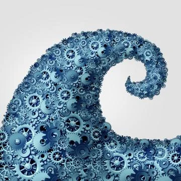 Business Wave Stock Illustration