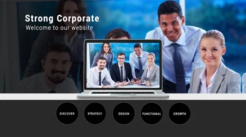 Business-website Presentation 스톡 After Effects