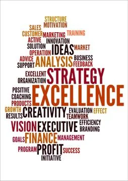 Business word cloud Stock Illustration