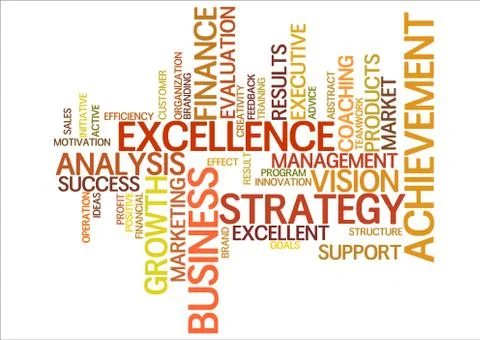 Business word cloud Stock Photos