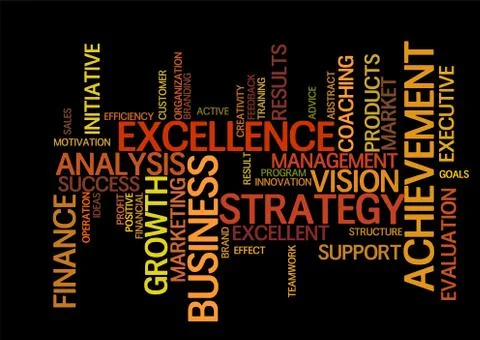 Business word cloud Stock Photos