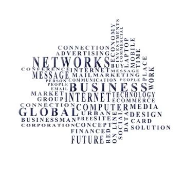 Business words Stock Illustration