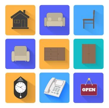 Business work elements Stock Illustration