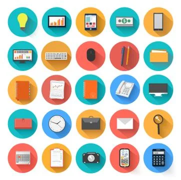 Business work elements イラスト素材