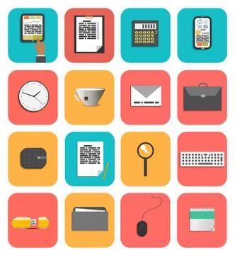 Business work elements イラスト素材