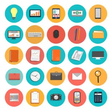 Business work elements イラスト素材