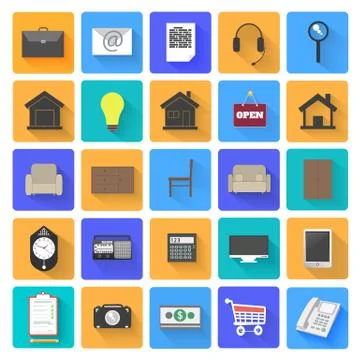 Business work elements 스톡 일러스트