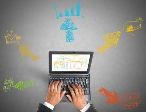 Business work 스톡 일러스트