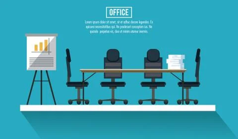 Business workers in office 스톡 일러스트
