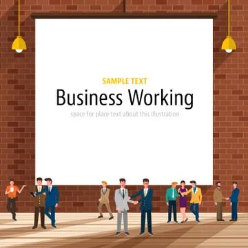 Business Workplace Stock Illustration