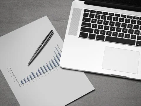Business workplace Illustrazione stock